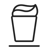 Whipped Coffee Icon.