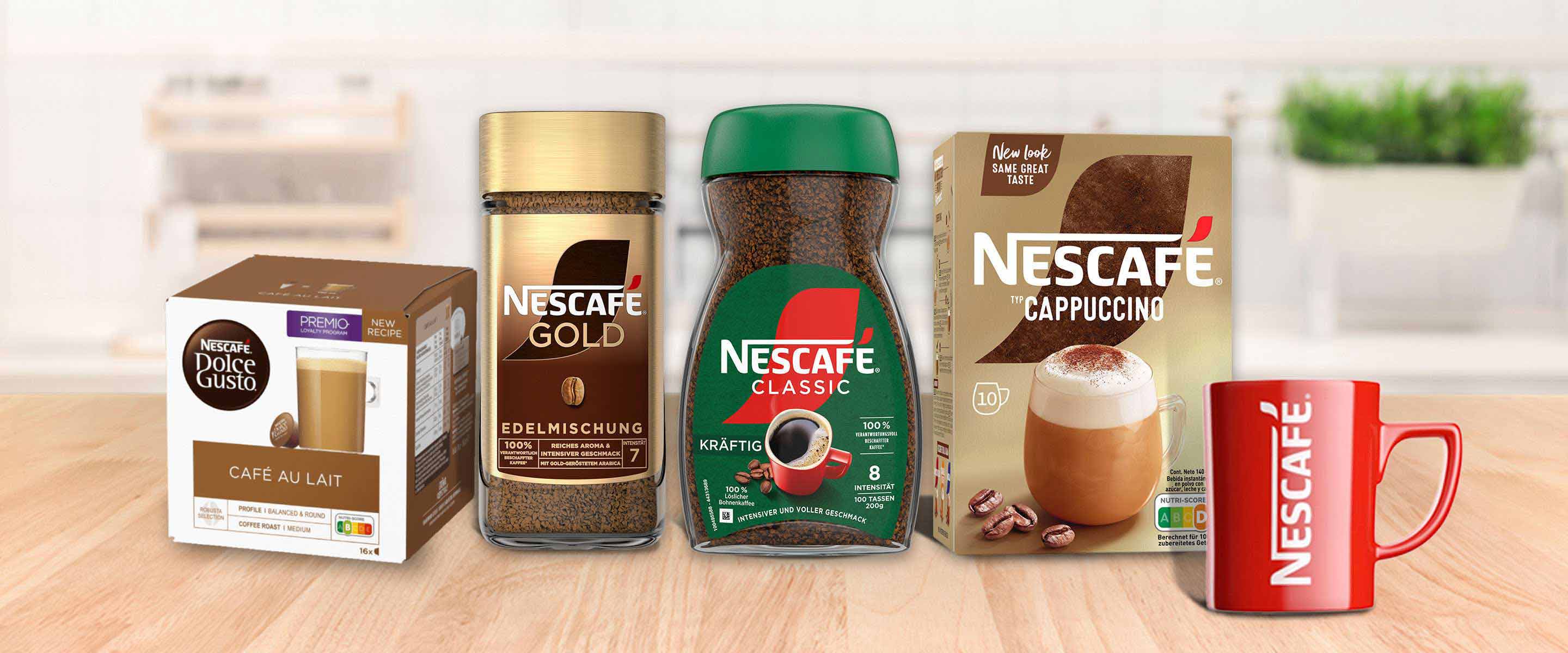 Nescafé Kaffeesortiment