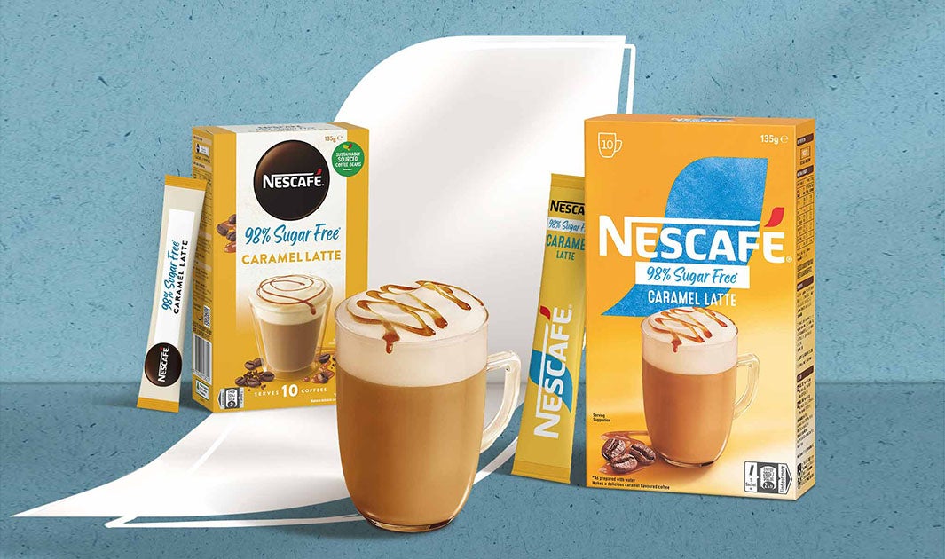 NescafÉ® Sugar Free Caramel Latte Sachets 