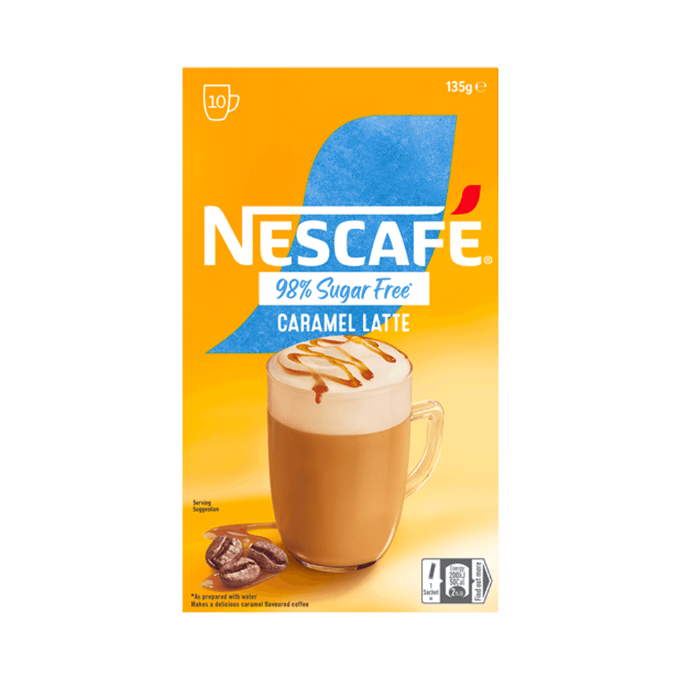 NESCAFÉ® 98% Sugar Free Caramel Latte