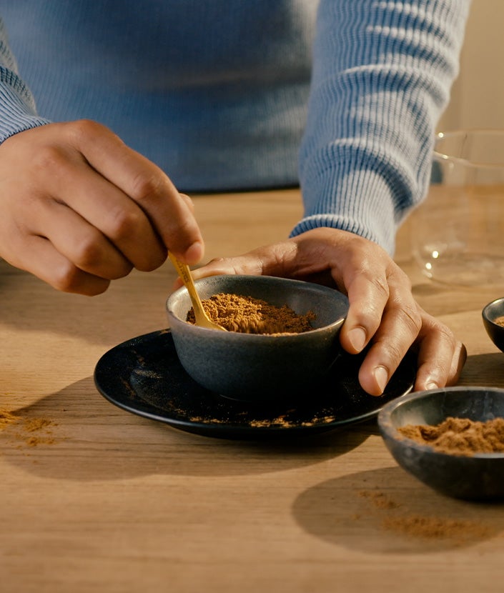 recette du cappuccino aux épices - étape 1