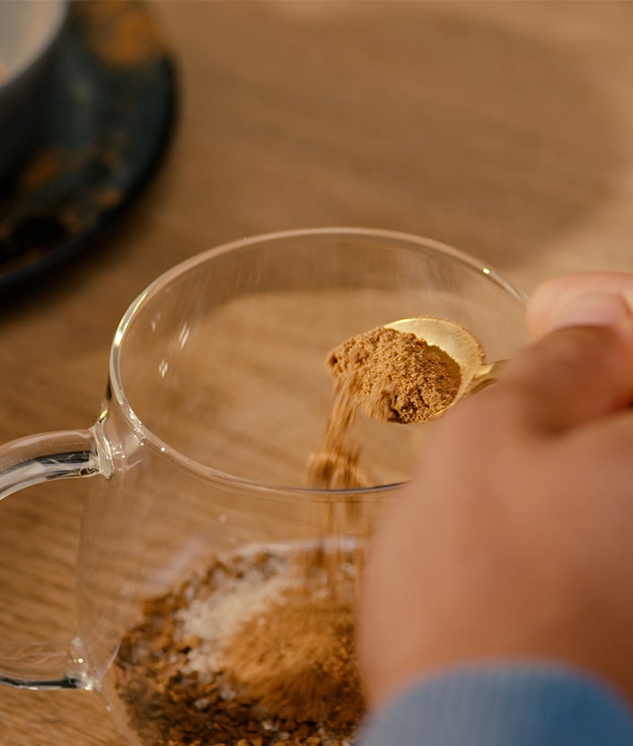 recette du cappuccino aux épices - étape 2