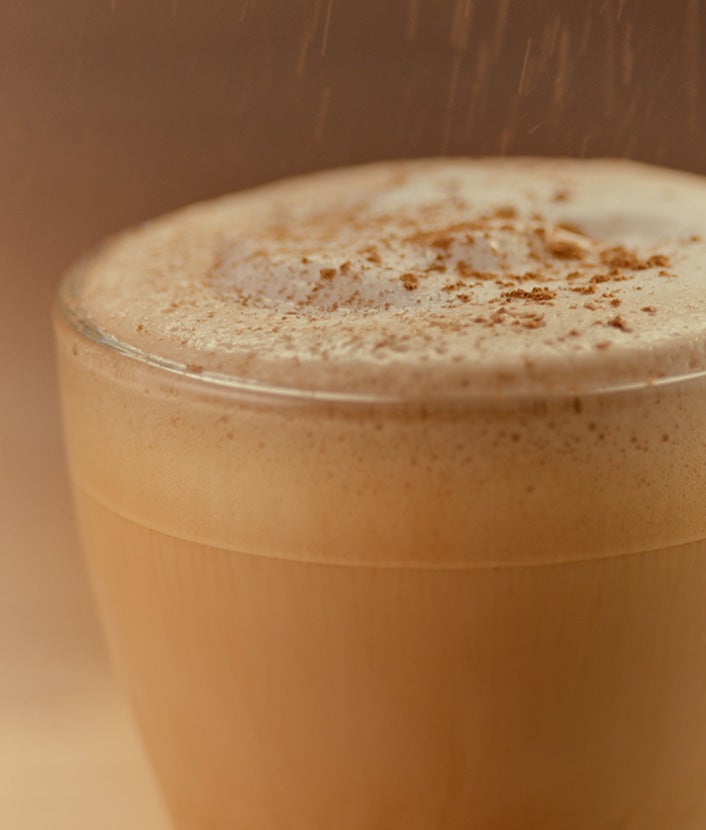 receta de latte clásico: paso 5