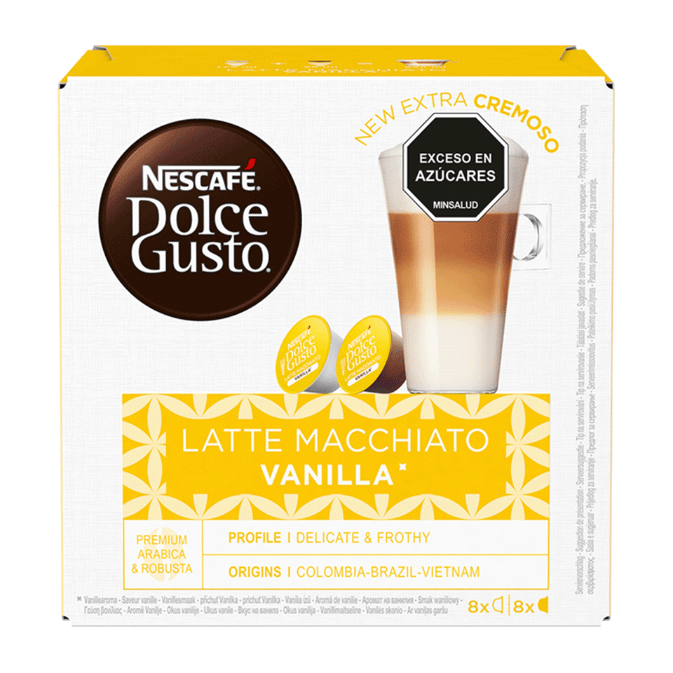 Cápsulas Latte Macchiato Nescafé Dolce Gusto