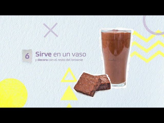 Frappé de brownie con NESCAFÉ® Café con Leche