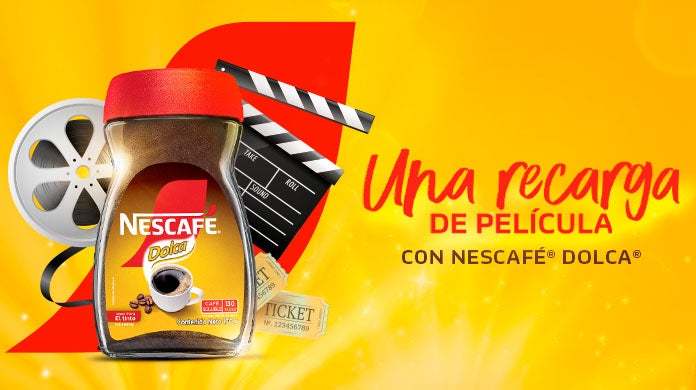 Una recarga de pelicula con Nescafe Dolca