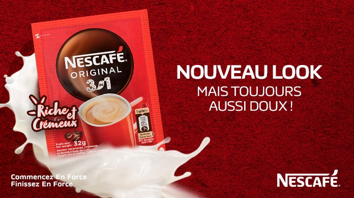 Nouveau look, mais toujours aussi doux : NESCAFÉ Original 3en1 32g