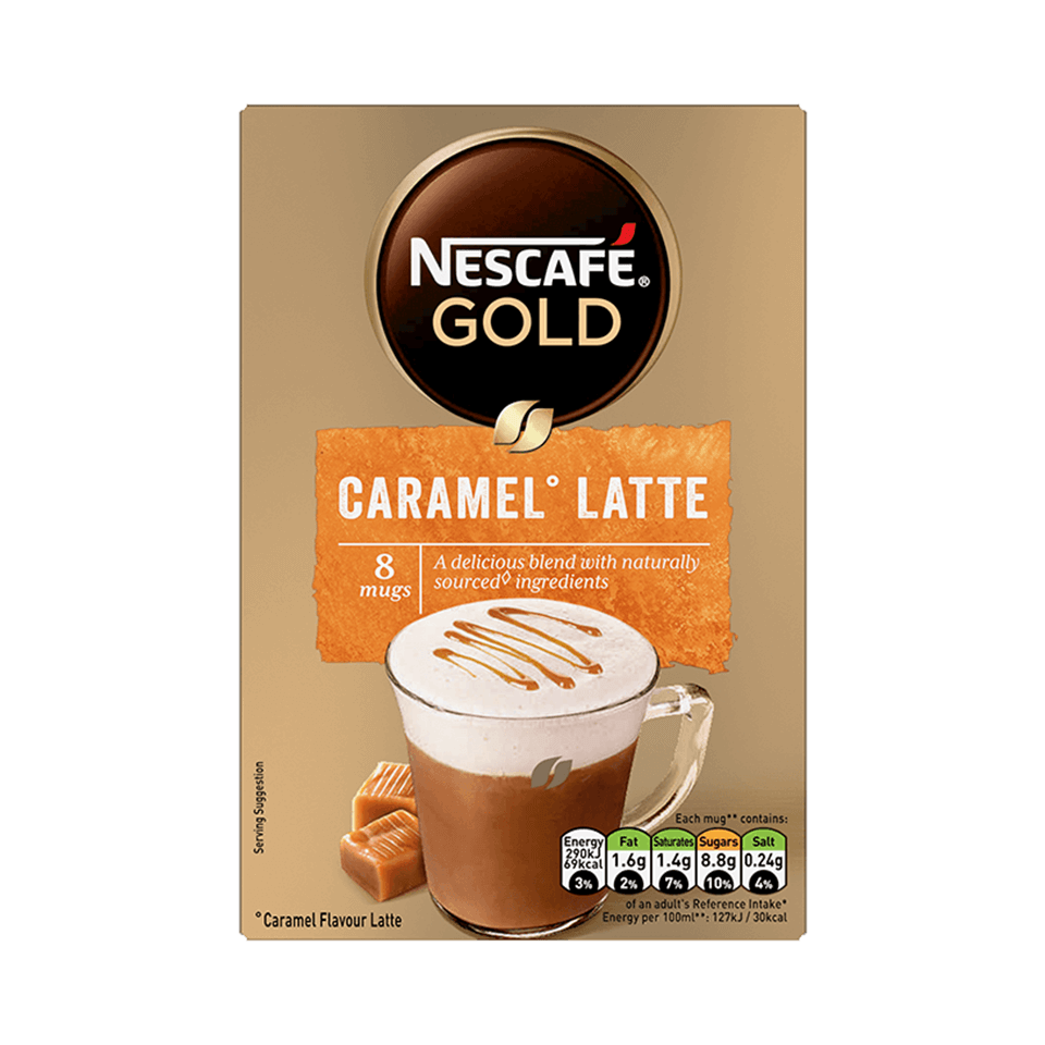 Nescafé GOLD Caramel Latte Sachets | Nescafe | UK&IE