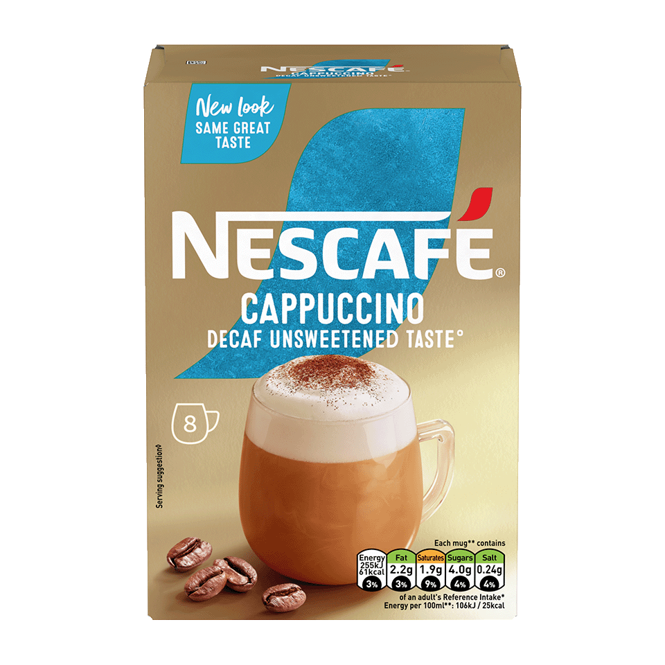 Cappuccino Decaf Unsweetened Taste