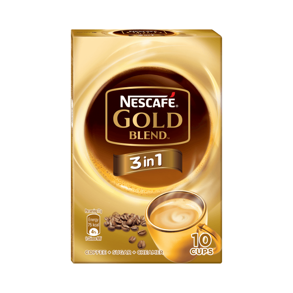 雀巢咖啡®金牌咖啡 三合一即溶咖啡飲品