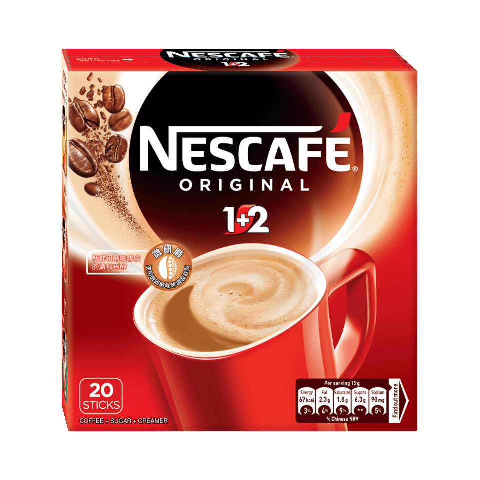 雀巢咖啡®1+2 原味即溶咖啡飲品