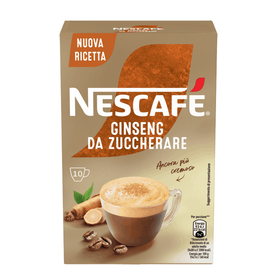 NESCAFÉ GOLD GINSENG DA ZUCCHERARE