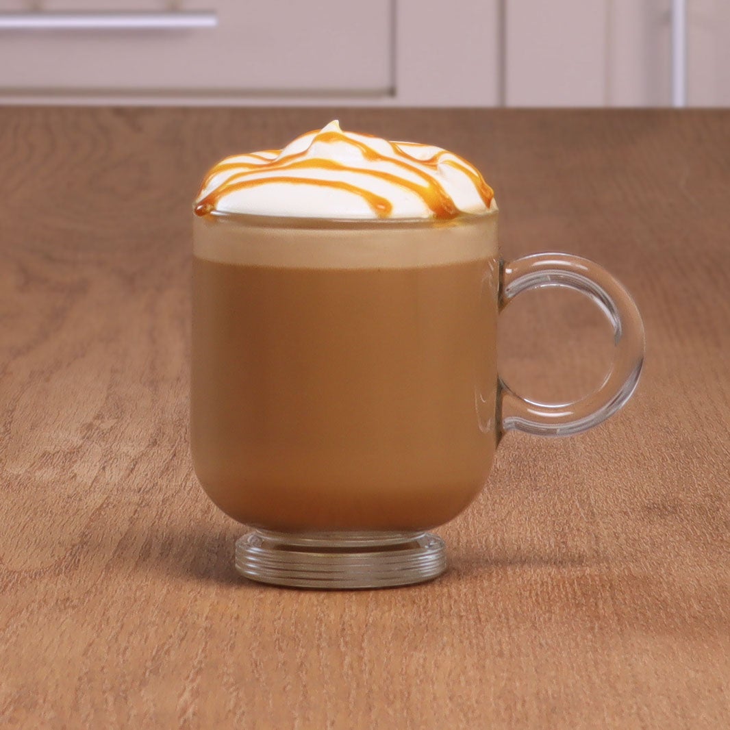 Receta de café Latte con Caramelo 