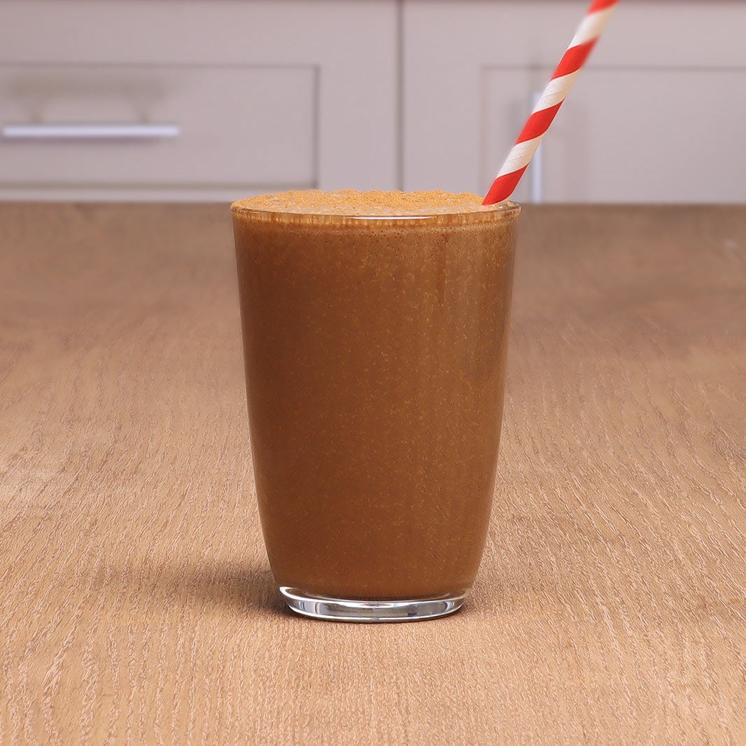 Receta milkshake de café y banana