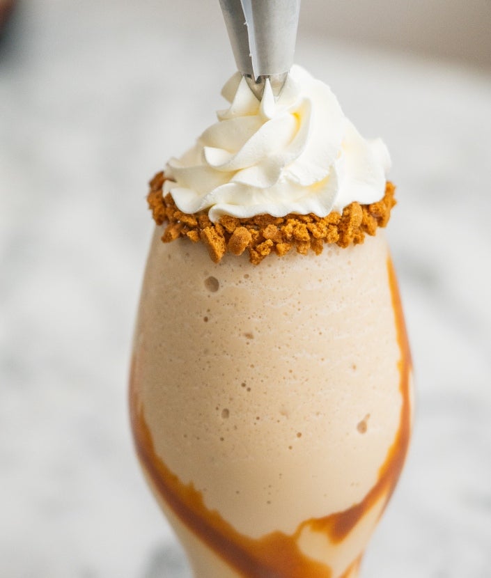 Caramel cookie frappé - paso 3