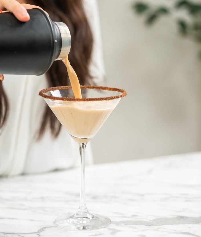 Vanilla Coffee Martini - paso 4