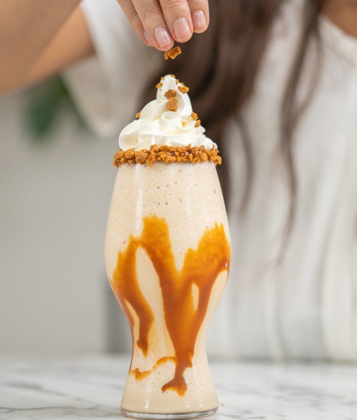 Caramel cookie frappé - paso 4