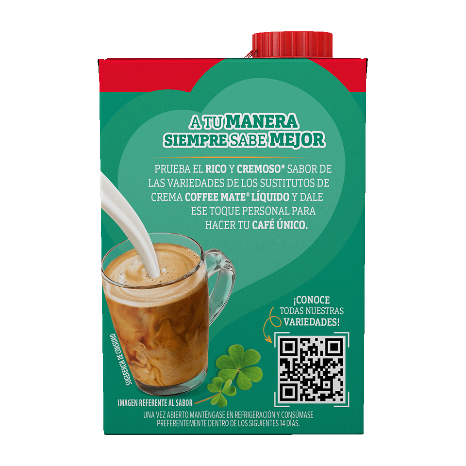 Imagen de producto Coffee mate líquido Crema Irlandesa