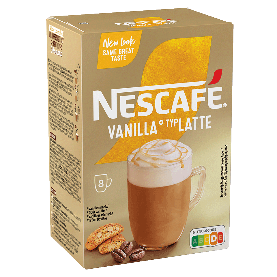 NESCAFÉ GOLD Vanilla Latte side