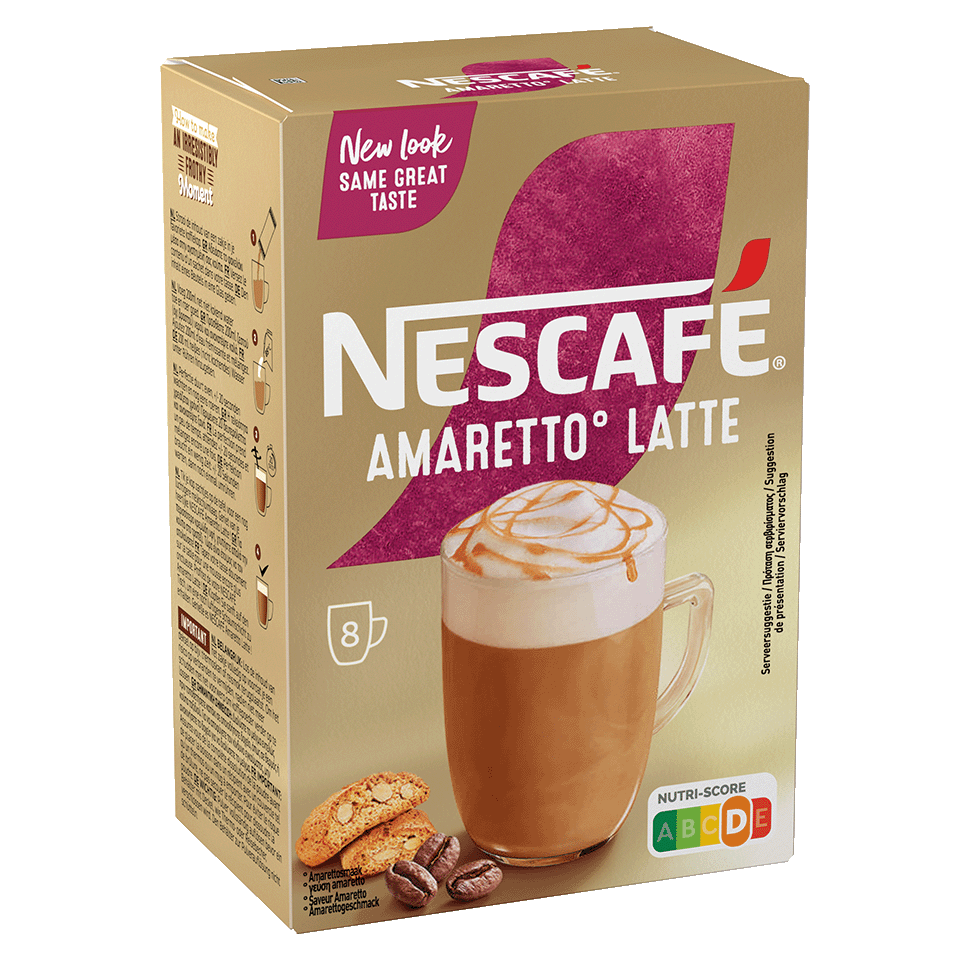 NESCAFÉ GOLD Amaretto Latte side