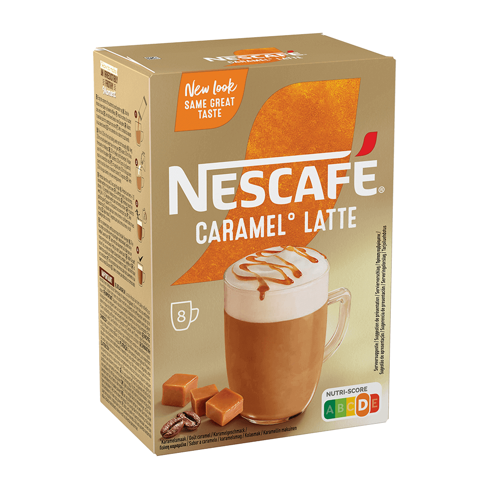 NESCAFÉ GOLD Caramel Latte side