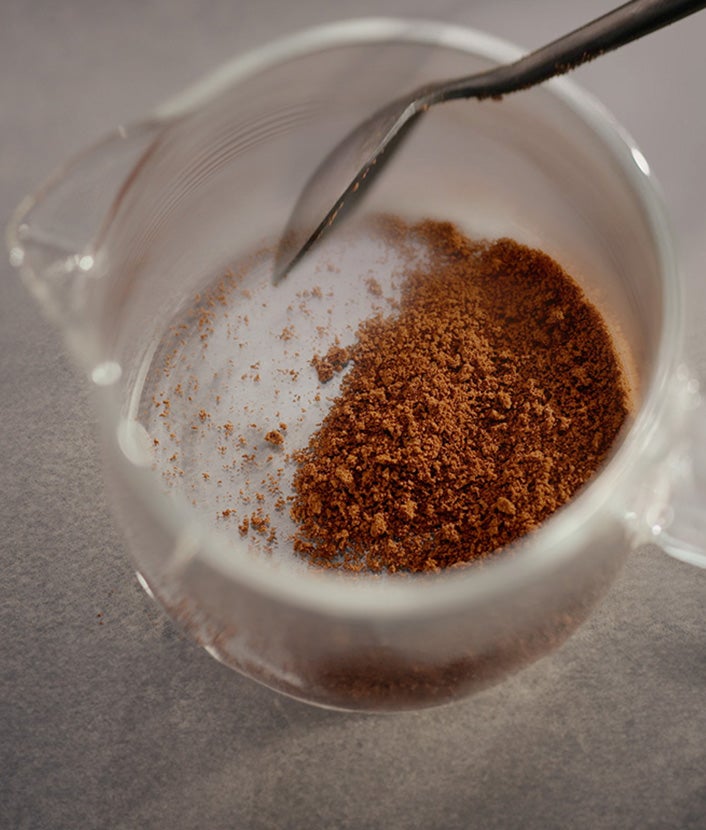 karamel ijskoffie recept - stap 1