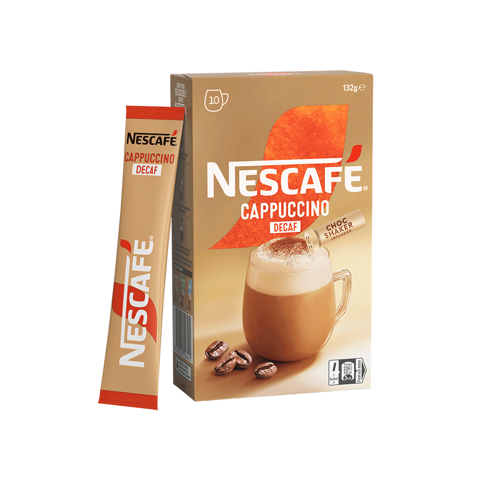  NESCAFÉ® Decaf Cappuccino sachets