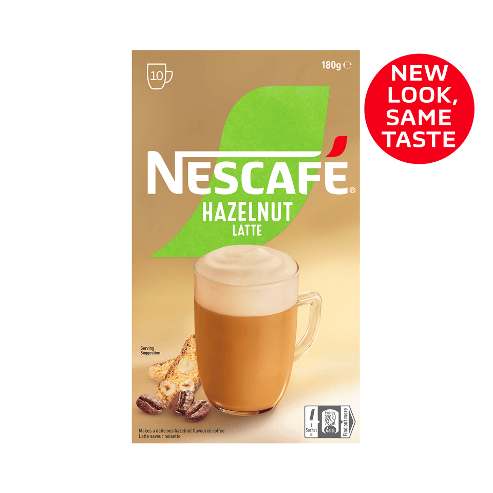 NESCAFÉ® Hazelnut Latte sachets