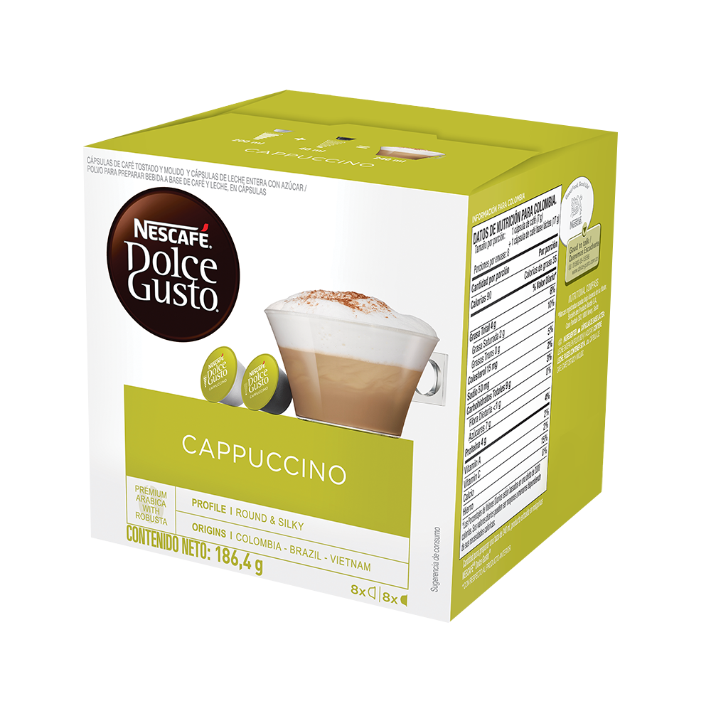 Cápsulas Dolce Gusto Cappuccino