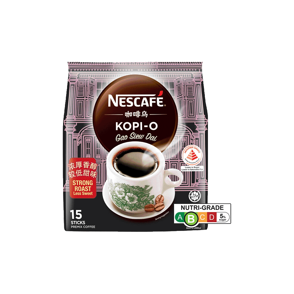 NESCAFÉ Kopi-O Gao Siew Dai with Healthier Choice