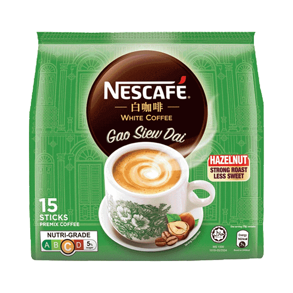 NESCAFÉ White Coffee Gao Siew Dai Hazelnut