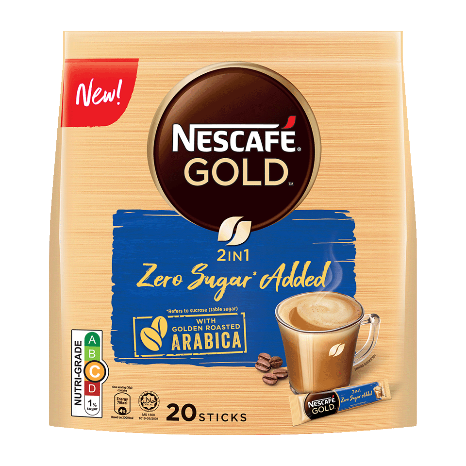 NESCAFÉ® GOLD 2in1 Zero Sugar Added