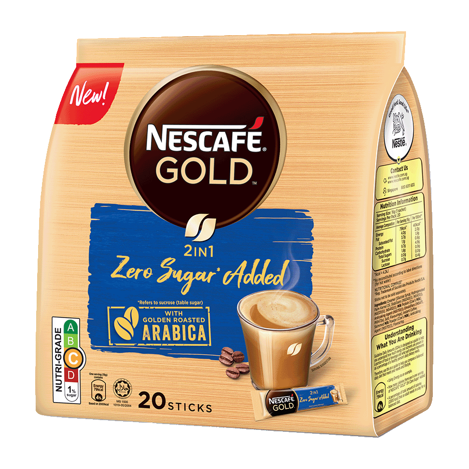 NESCAFÉ® GOLD 2in1 Zero Sugar Added