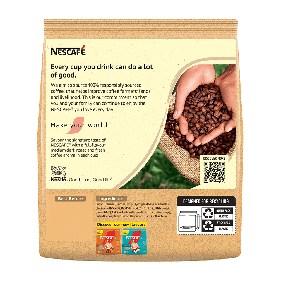 NESCAFÉ 3in1 Brown Sugar with Healthier Choice