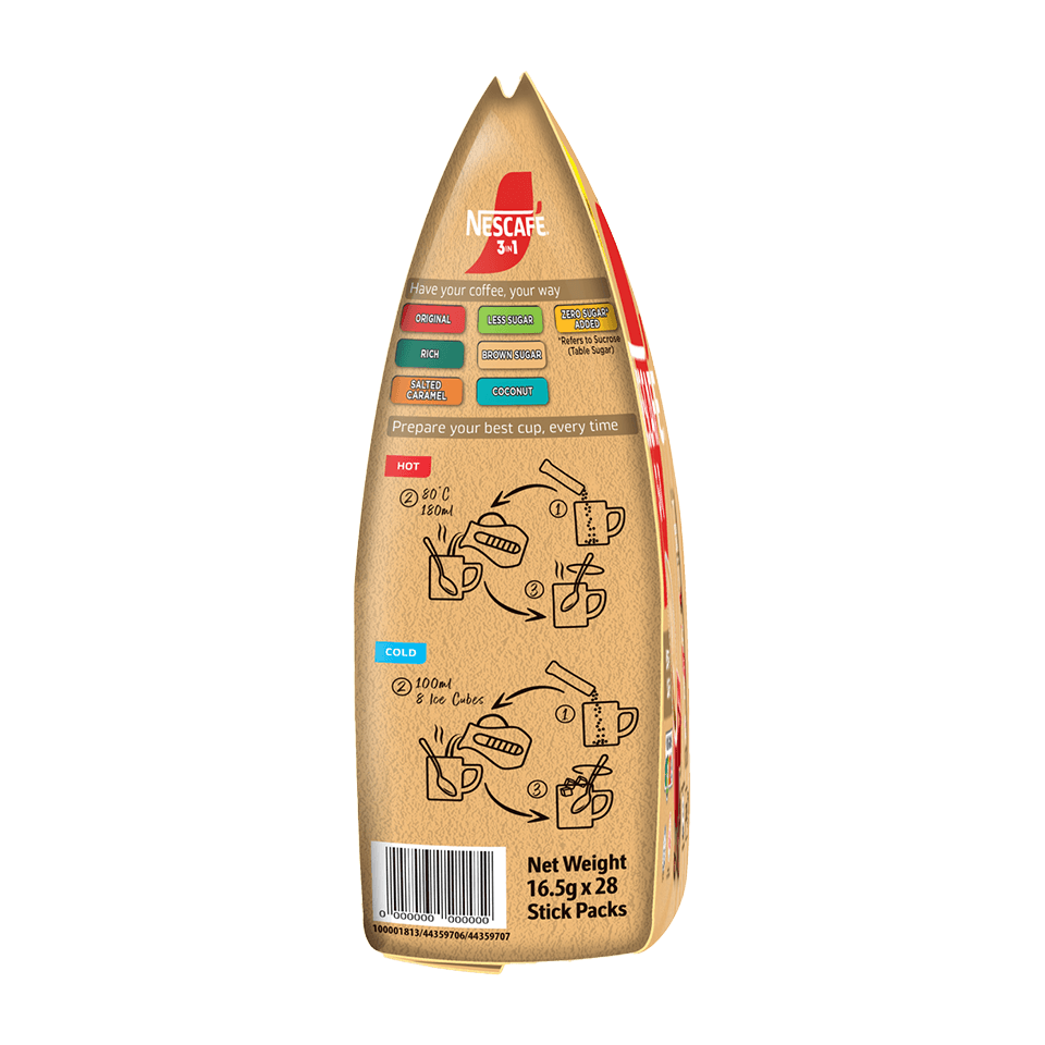 NESCAFÉ 3in1 Brown Sugar with Healthier Choice