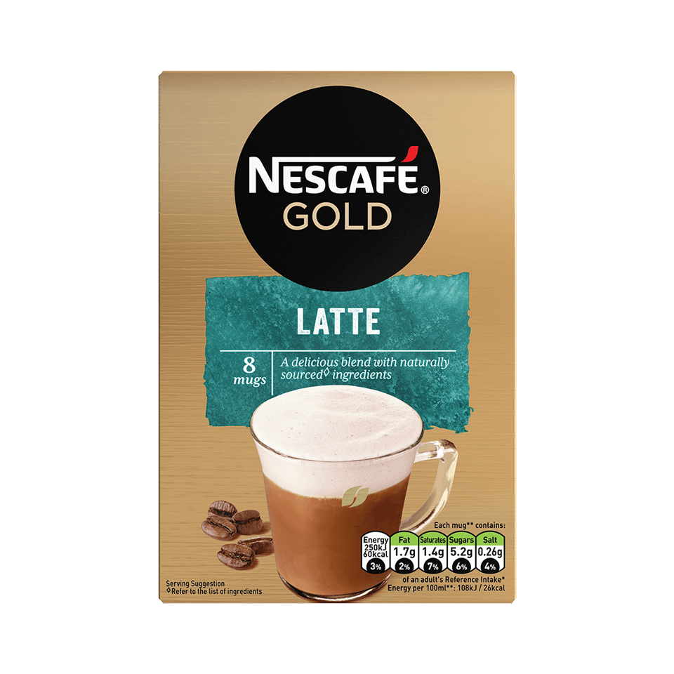 Nescafé Gold latte coffee