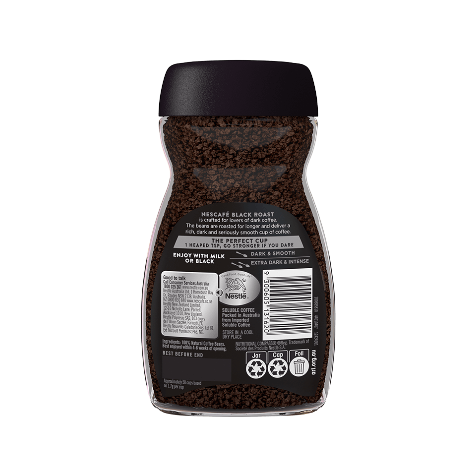 Nescafé black roast coffee