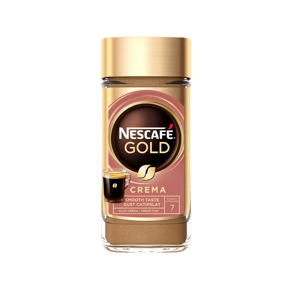 Nescafé Gold crema coffee