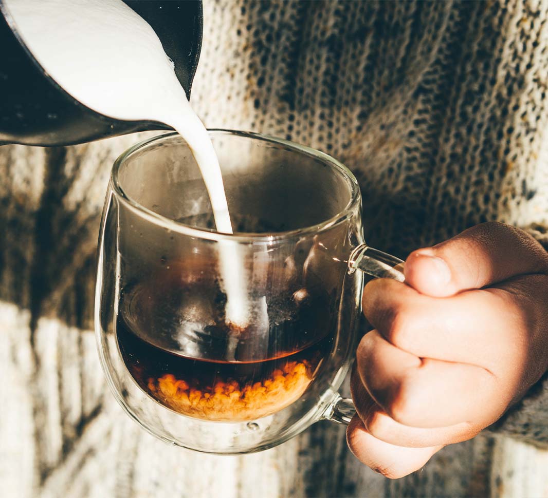 make a latte at home