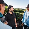 brazilian coffee farmers working