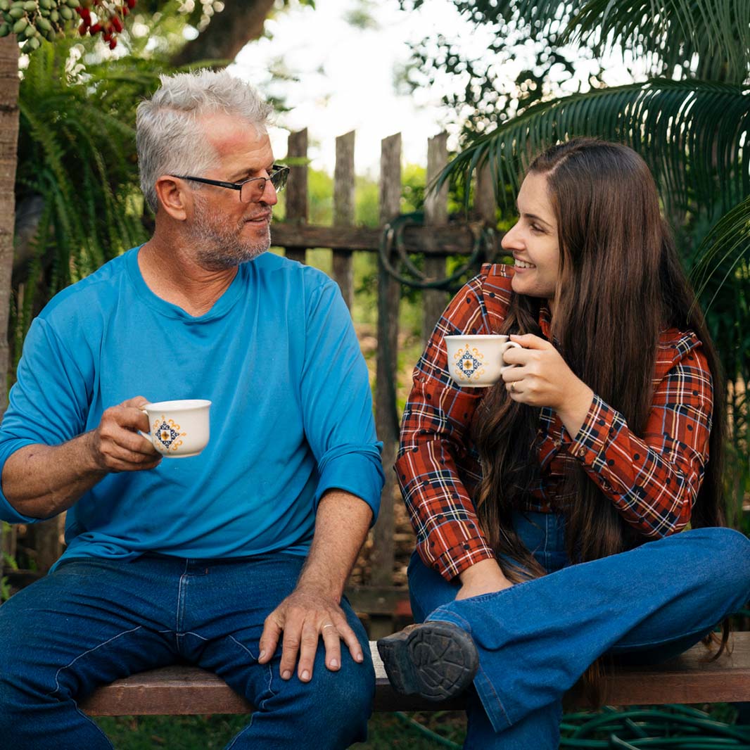 farmers drinking coffee