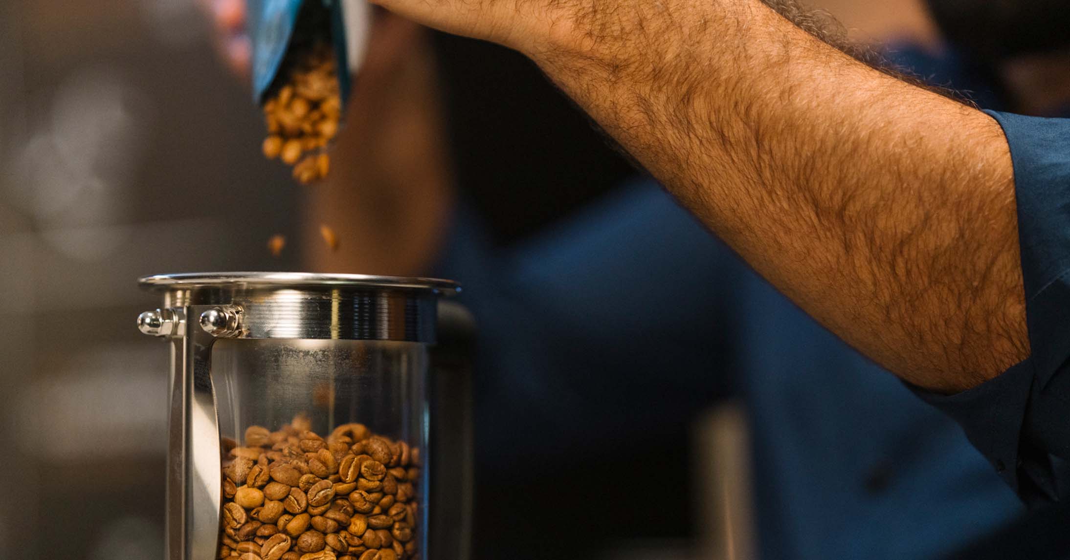 barista preparing coffee