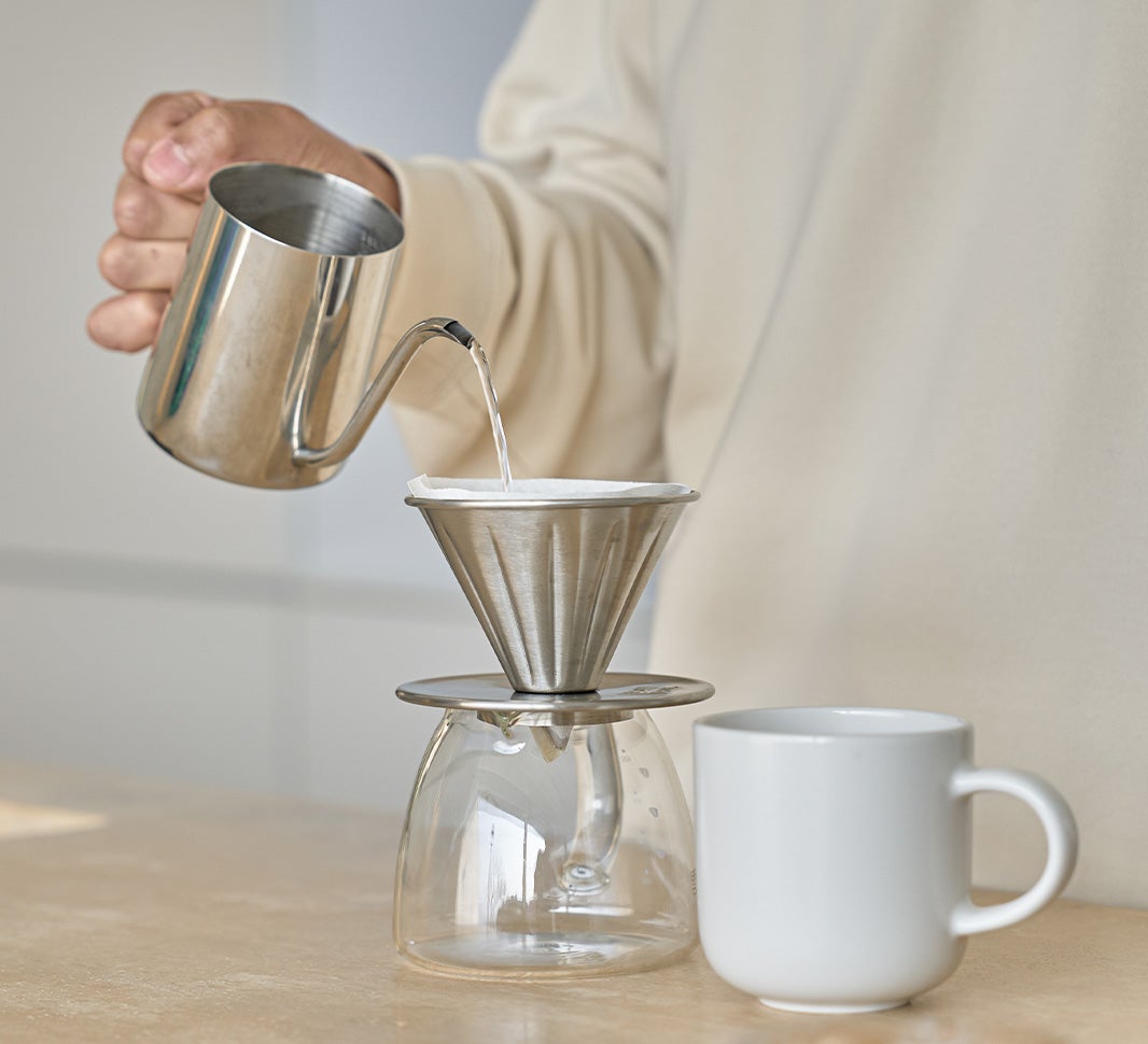 การเสิร์ฟกาแฟดริป