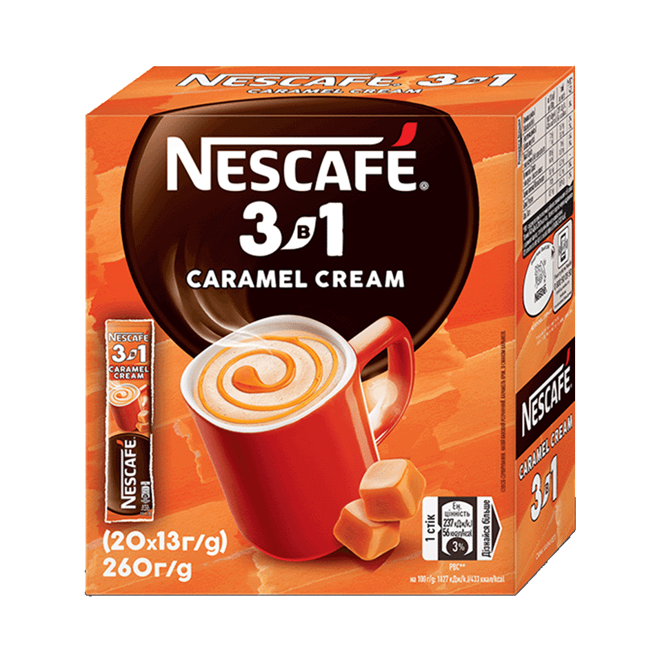 Nescafé® 3в1 Карамель Крім (Caramel Cream)