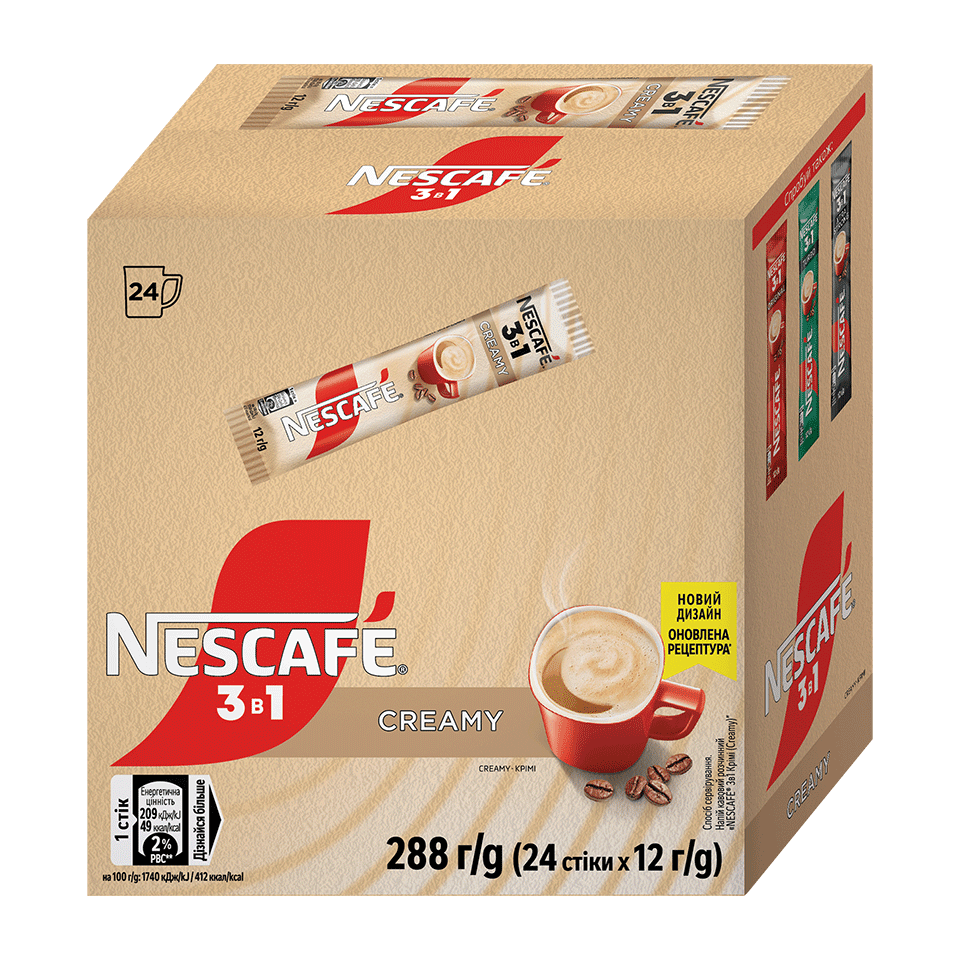 NESCAFÉ® 3в1 ніжна кава