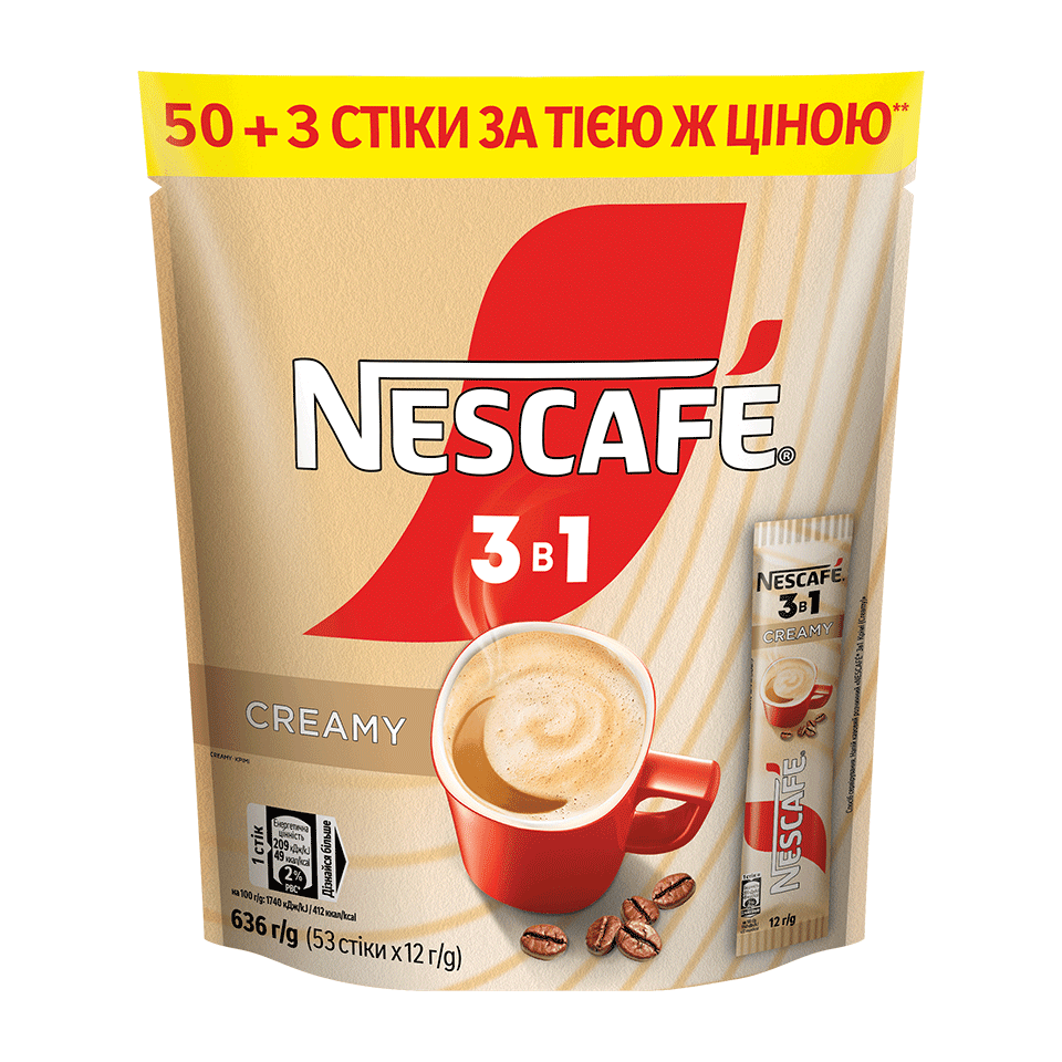 NESCAFÉ® 3в1 ніжна кава