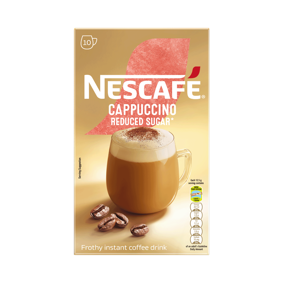 NESCAFÉ GOLD Cappuccino Reduced Sugar