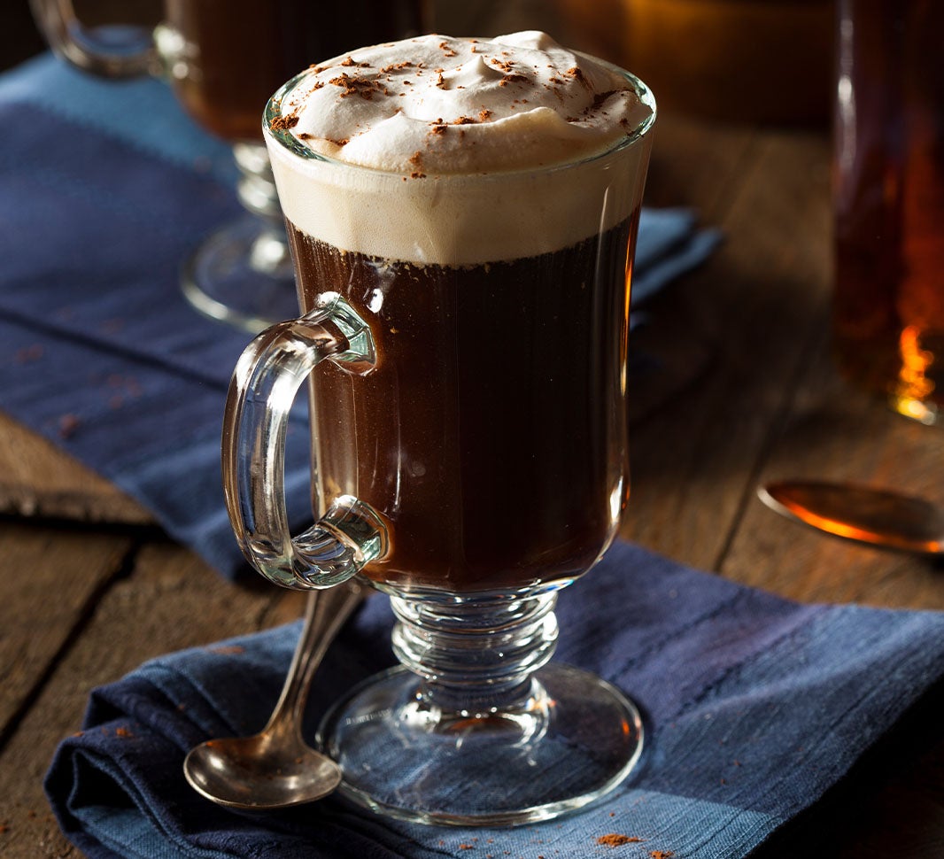 Irish coffee glass